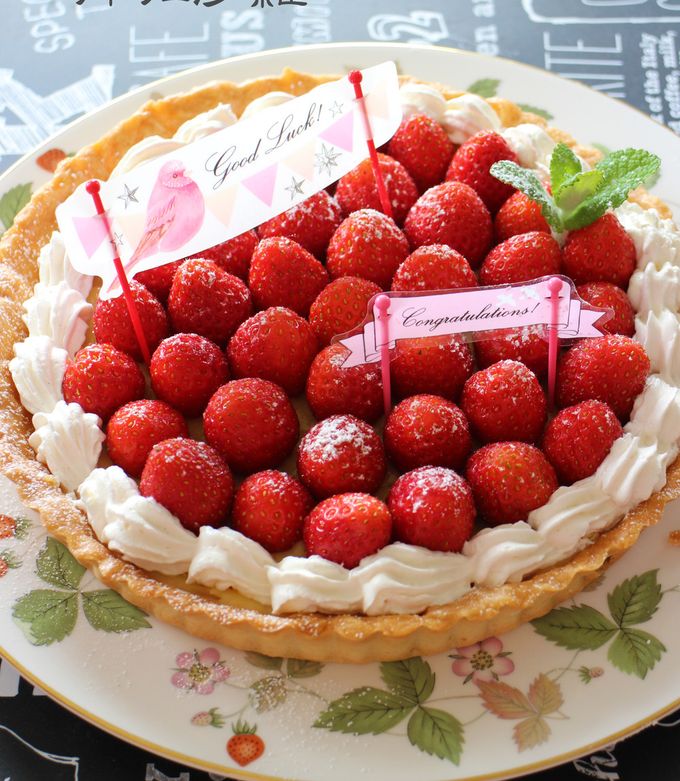 いちご＆カスタードだけ❤いちごタルト❤ by ｱﾄﾘｴ沙羅 【クックパッド