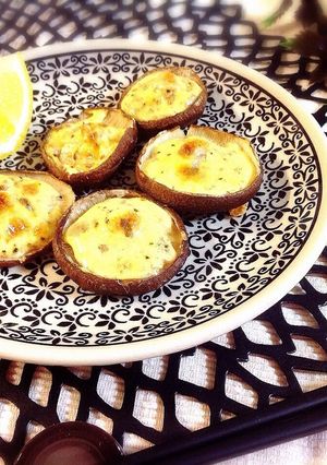椎茸のアンチョビマヨ焼き-レシピのメイン写真