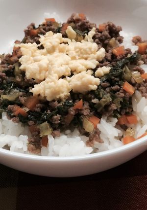 とりあえず栄養！な三色丼（ずぼらver.-レシピのメイン写真