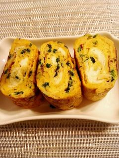 お弁当に♪桜エビと小ネギの卵焼き-レシピのメイン写真