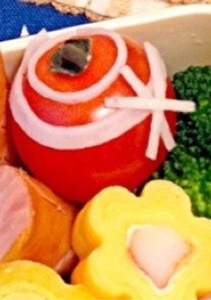 ミニトマトをちょっとオシャレに！キャラ弁-レシピのメイン写真