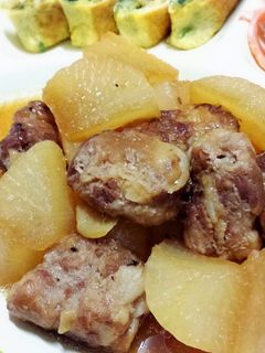 *豚肉切り落としで豚バラ大根*-レシピのメイン写真