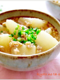 ✿とろ~り かぶと鶏ひき肉のあんかけ✿-レシピのメイン写真