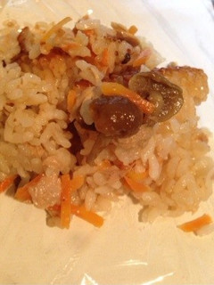 ナメコとツナの炊き込みご飯-レシピのメイン写真