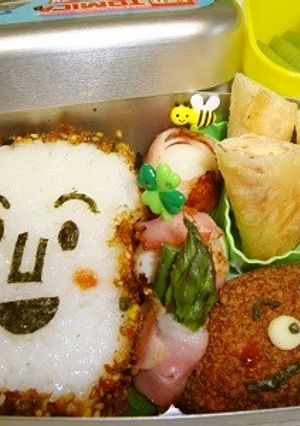 ☆キャラ弁☆食パンマンとカレーパンマン-レシピのメイン写真