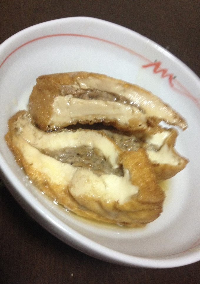 ミンチと厚揚げの挟み煮-レシピのメイン写真
