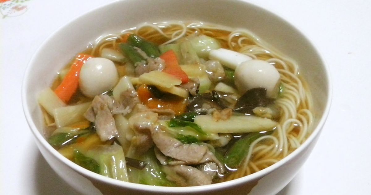 食品サンプル　見本　五目麺(五目ラーメン) 食品サンプル 五目ラーメン - メルカリ
