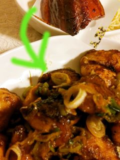 豚の角煮の煮汁で♪鶏肉の揚げ炒め-レシピのメイン写真