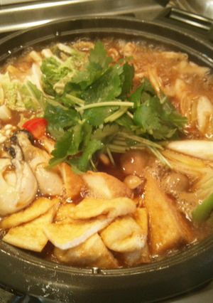 ぽかぽか牡蠣の味噌煮込み鍋-レシピのメイン写真
