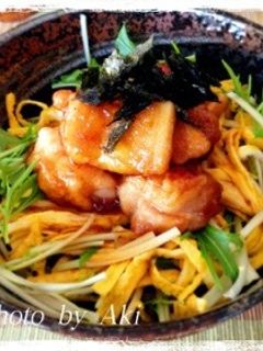 お酢でサッパリ☆鶏もも肉の照り焼き丼-レシピのメイン写真