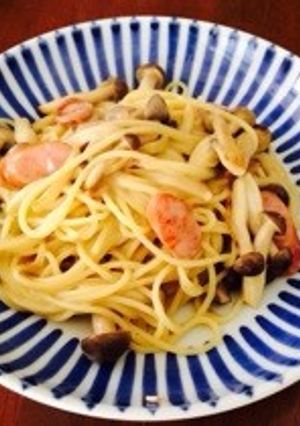キノコのチーズクリームパスタ-レシピのメイン写真