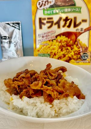 忘却ソースの豚コマカレーポークチャップ!-レシピのメイン写真