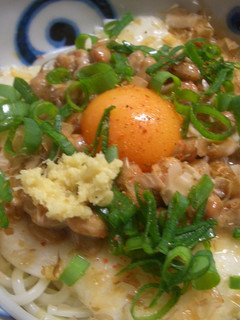 なっとろ玉✿白だしうどん-レシピのメイン写真