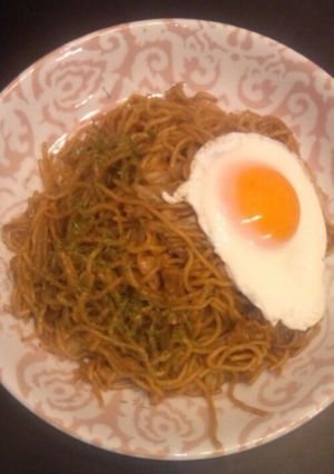 目玉焼きそば-レシピのメイン写真