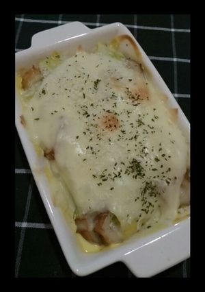 ヘルシー!白菜とちくわのグラタン-レシピのメイン写真