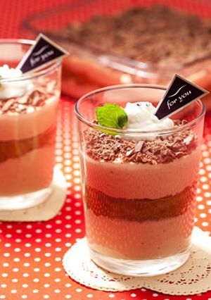 ヨーグルトとチョコレートのティラミス風-レシピのメイン写真