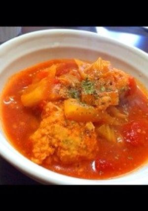 白菜のトマトスープ-レシピのメイン写真