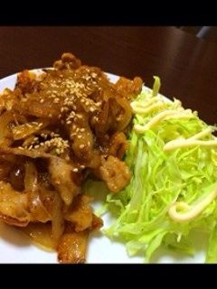 生姜焼き-レシピのメイン写真