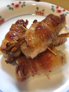 ご飯が進む!豚バラまきまき!-レシピのメイン写真