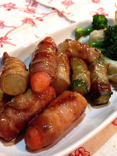 ヨシダソースで♪肉巻き大根&キャロット-レシピのメイン写真