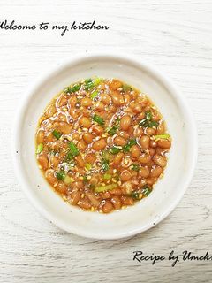 とろとろ~♪白ごまとネギの照りドレ納豆-レシピのメイン写真