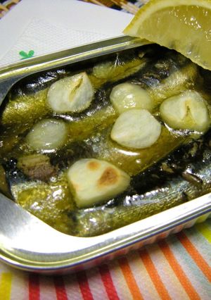 今日のおつまみ㉖❤オイルサーディン焼き❤-レシピのメイン写真