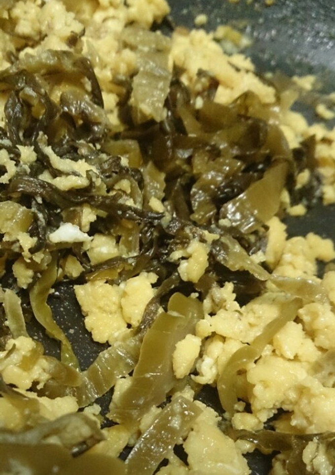 やみつき！給食にも出てた高菜のあま卵とじ-レシピのメイン写真