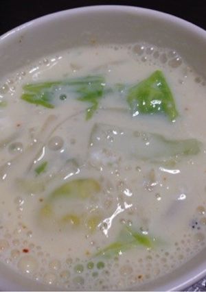 塩麹豆乳スープ-レシピのメイン写真