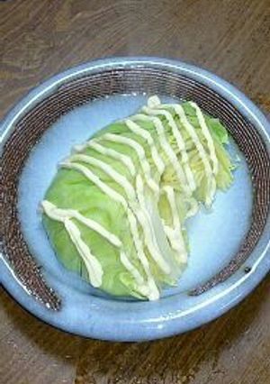 キャベツのレンジ蒸し-レシピのメイン写真