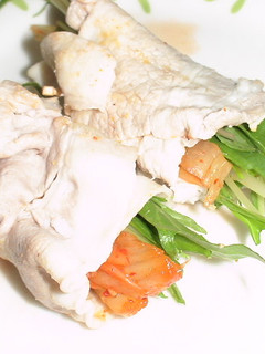 キムチと水菜の豚肉巻き-レシピのメイン写真