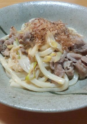 風邪予防に！ネギたっぷり焼きうどん-レシピのメイン写真