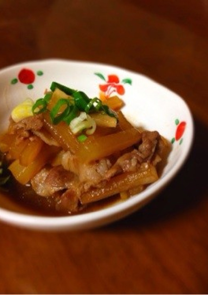 簡単！豚肉と大根のきんぴら煮-レシピのメイン写真