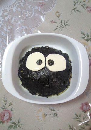 超簡単♪まっくろくろすけチャーハン-レシピのメイン写真