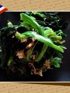 レンジで♪カツオ風味のほうれん草おひたし-レシピのメイン写真