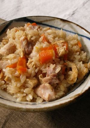 一工夫で具がしっかり味！簡単炊き込みご飯-レシピのメイン写真