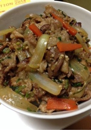焦がし味噌丼-レシピのメイン写真