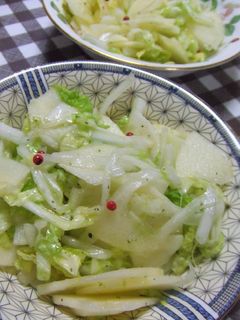 爽やか♪リンゴと白菜の蜂蜜レモンサラダ-レシピのメイン写真