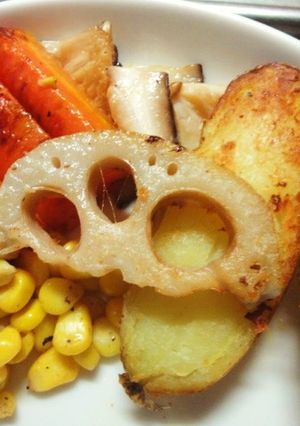 付け合せ//ローストポテト＆にんじん-レシピのメイン写真