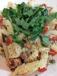 ミニトマトのグラタン パスタ-レシピのメイン写真