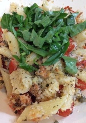 ミニトマトのグラタン パスタ-レシピのメイン写真