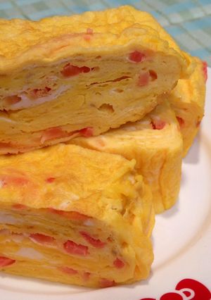 紅しょうがの厚焼きたまご-レシピのメイン写真