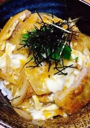★フライパンと麺つゆで簡単無駄無しカツ丼-レシピのメイン写真