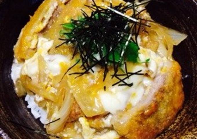 フライパン カツ丼 だしなし