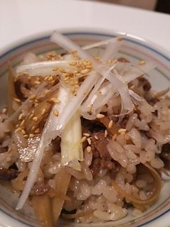 ごぼうと牛肉のまぜごはん-レシピのメイン写真
