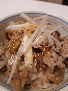 ごぼうと牛肉のまぜごはん-レシピのメイン写真