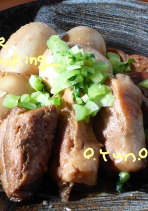 時間をかけてヘルシーなとろとろ角煮！-レシピのメイン写真