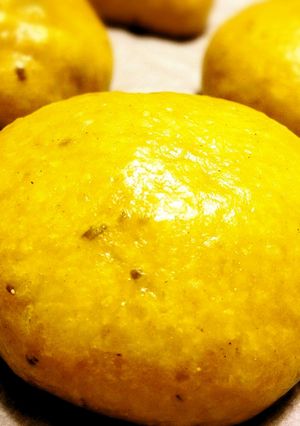 とってももっちり♪酒粕かぼちゃ蒸し饅頭-レシピのメイン写真