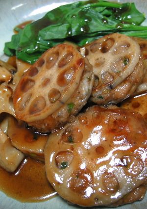 甘辛レンコンのはさみ焼き?-レシピのメイン写真