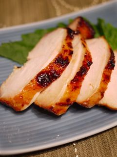 鶏胸肉のしっとり味噌漬け焼き!-レシピのメイン写真