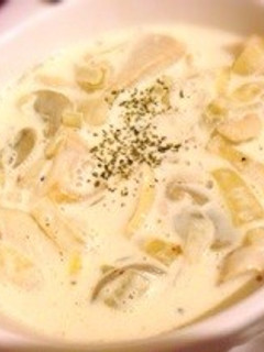 簡単!鶏肉とマッシュルームのクリーム煮-レシピのメイン写真